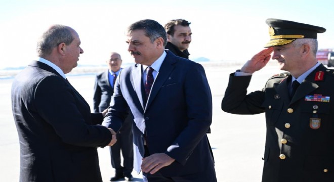 KKTC Cumhurbaşkanı Ersin Tatar Erzurum'da